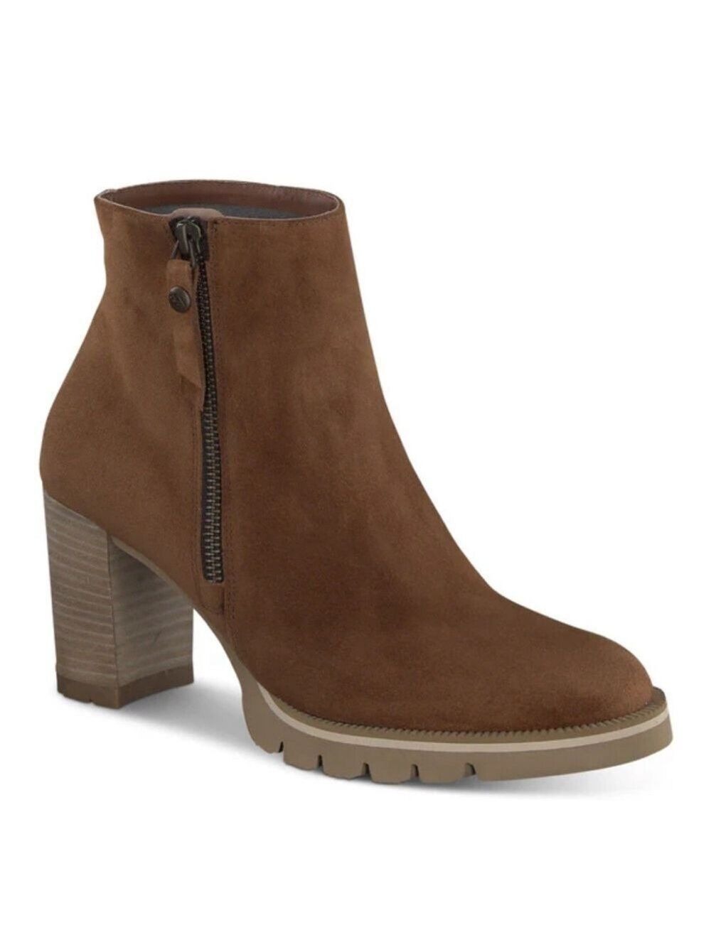 New Paul Green Sloan Bootie in Soft Toffee Suede Size UK 8, US 10.5